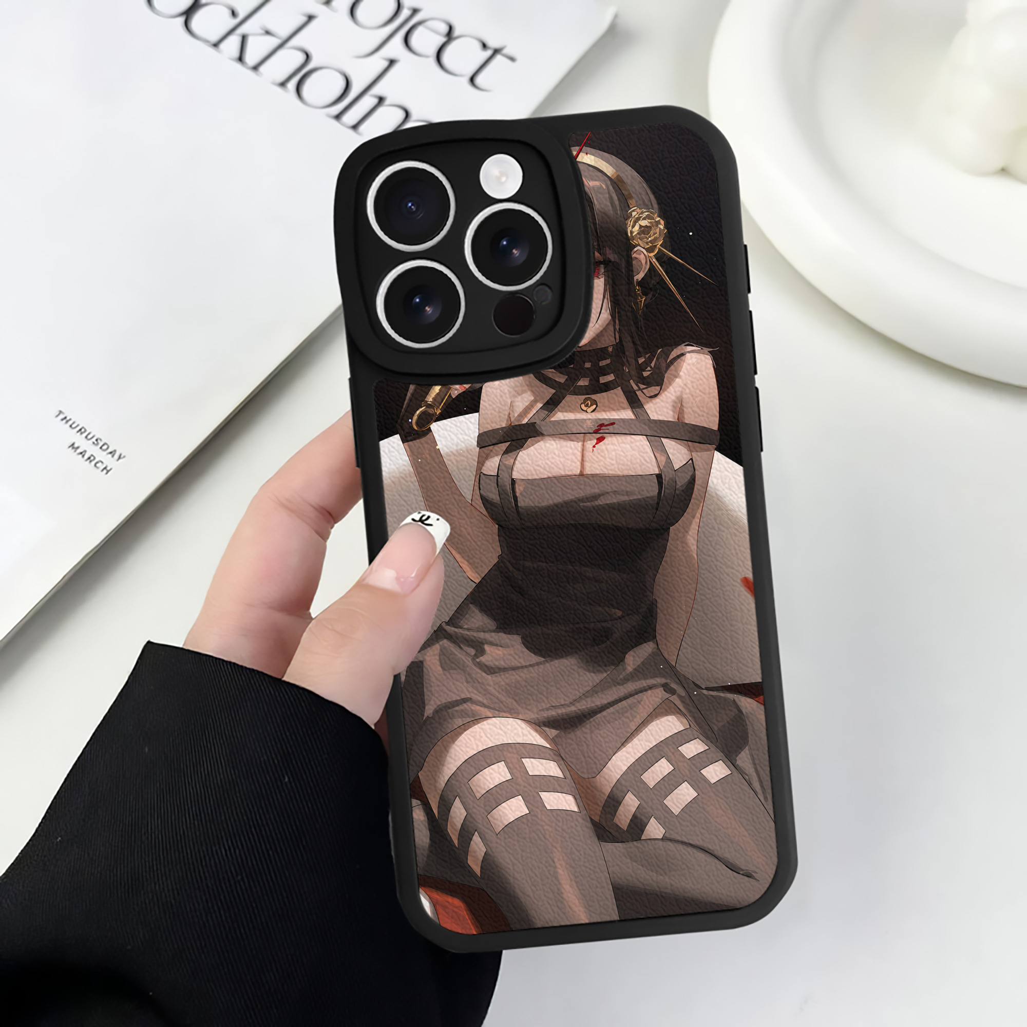 （画像用） SPY×FAMILY间谍家家酒 【iPhone 16シリーズ対応】シリコンスマホケース（レザー調） 材質：シリコン